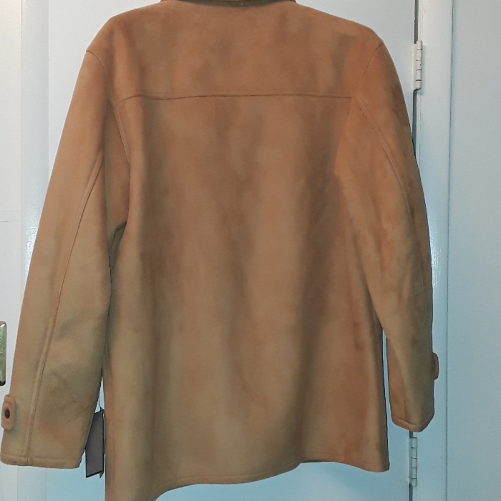 Men's suede garment w/ fur lining brand new